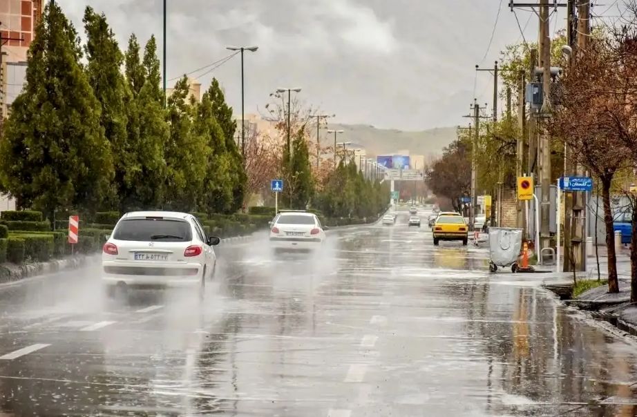 گزارش هواشناسی از میزان بارش در استان‌های مختلف