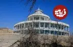 عکس| سفر زمان؛ منظرۀ «کاخ فرح‌آباد» در زمان مظفرالدین شاه قاجار