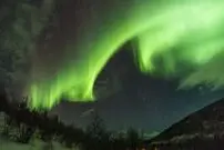 (عکس) راه شیری و شفق قطبی بر فراز قطب جنوب