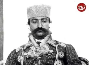 عکس| سفر زمان؛ کالسکۀ ناصرالدین شاه در بیابان