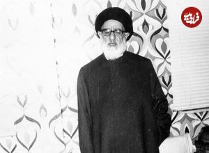 عکس؛ سفر در زمان؛ «آیت‌الله طالقانی در حال سخنرانی در کنار مزار دکتر مصدق»؛ اسفند 57