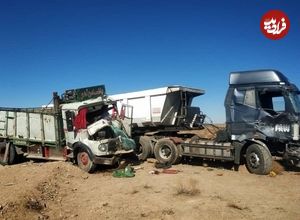 ببینید؛ ویدیوی تکان‌دهنده از یک تصادف مرگبار با ۳قربانی در صحنه!