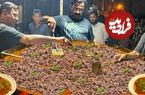 ببینید؛ غذای خیابانی در پاکستان؛ پخت واویشکای تند جگر بره در کراچی 