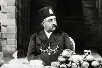 عکس| سفر در زمان؛ «مظفرالدین‌شاه قاجار» در کنار عین الدوله
