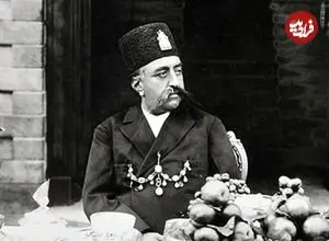 عکس| سفر در زمان؛ «مظفرالدین‌شاه قاجار» در کنار عین الدوله