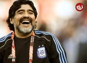 عکس| سفر در زمان؛ «دیه‌گو مارادونا» در 20 سالگی و حال تمرین در زمین فوتبال؛ سال 1358