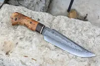 (ویدئو) مراحل ساخت چاقوی شکاری به روش یک آهنگر ماهر  آمریکایی