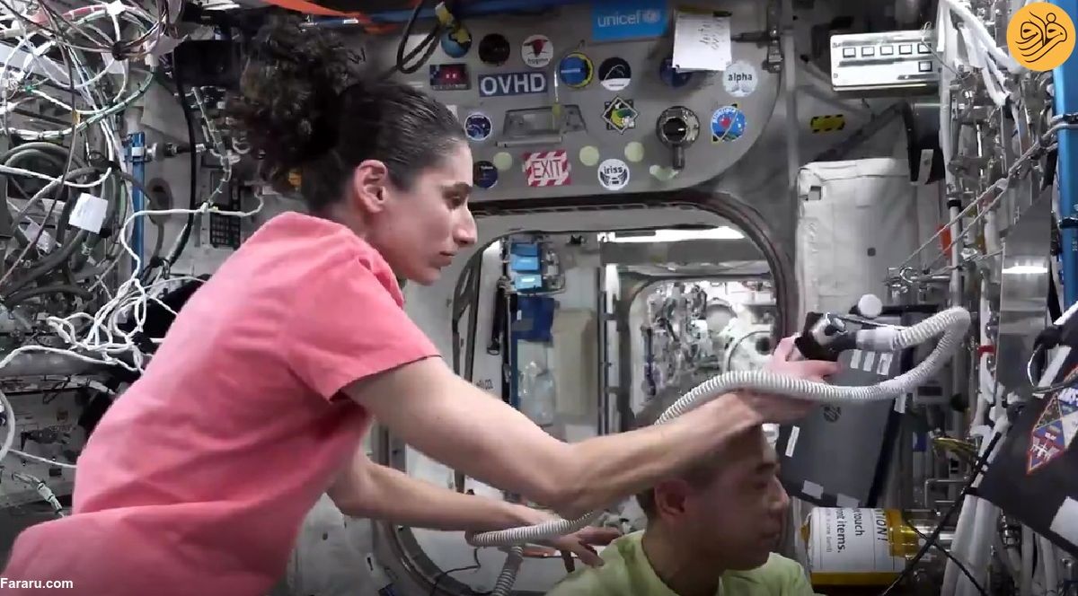 (ویدئو) یاسمین مقبلی در ایستگاه فضایی سلمان باز کرد!