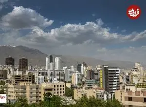 عکس| سفر به ایران قدیم؛ یک خیابان خاکی در شمال تهران؛ 90 سال قبل