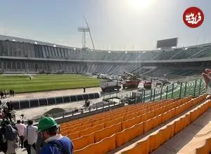 عکس | آخرین وضعیت بازسازی ورزشگاه آزادی