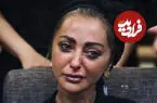 عکس| بی‌قراری و اشک‌های نفیسه روشن در یادبود اکبر عبدی