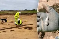 کشف بقایای روستای 800 ساله در جریان ساخت نیروگاه