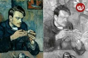 کشف چهرۀ زنی که زیر یکی از نقاشی‌های پیکاسو پنهان مانده بود