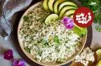 طرز تهیه گشنیز پلو لیمویی؛ برنج خوش‌عطری که می‌توانید با ماهی و مرغ سرو کنید