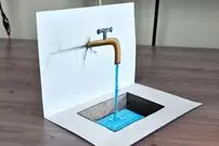 ببینید| به سادگی این نقاشی 3 بعدی شگفت انگیز را روی کاغذ بکشید!