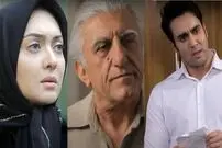 (عکس) «آرش، محبوبه و مشفق» در پشت صحنه سریال «کیمیا»؛ سال 1394