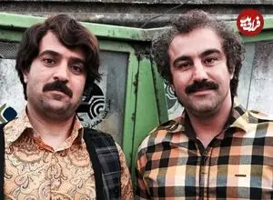 عکس| سفر زمان؛ «نقی، ارسطو، هما و پنجعلی» در حال تمرین دیالوگ در پشت‌صحنه «پایتخت»