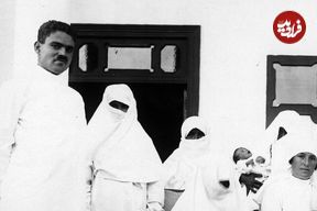 عکس؛ سفر به تاریخ؛ کودکان و کارمندان یک «پرورشگاه» در مشهد؛ سال 1307