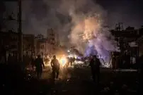 ببینید| تصاویری از حجم تخریب در میدان نیلوفر تهران