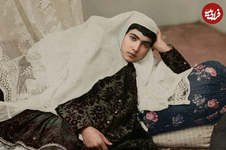 تصاویر| سفر به دوران قاجار؛ از «میوه‌فروشی رشت» تا «پنج جوان تریاکی»