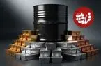 آخرین قیمت جهانی نفت، انس طلا و نقره امروز شنبه 7 شهریور 1405