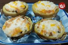 ببینید| طرز تهیه یک غذای ساده با دو سیب زمینی و قارچ