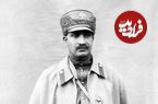 عکس؛ سفر در زمان؛ «رضاخان» با لباس رسمی در کنار خودروی رولزرویس؛ سال 1299