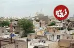 عکس| سفر زمان؛ منظرۀ «شاه‌عبدالعظیم» از داخل هواپیما؛ یک قرن قبل