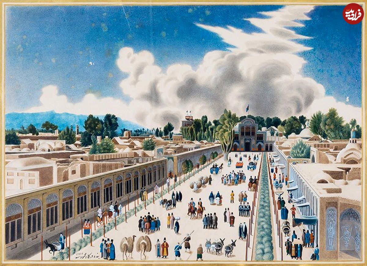 نقاش بناهای دوران قاجار که بود؟؛ باب‌همایون ۱۵۰سال پیش را ببینید