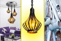 ببینید| آموزش ساخت یک لوستر زیبا با استفاده از لوله پلیکا به روش اندونزیایی ها