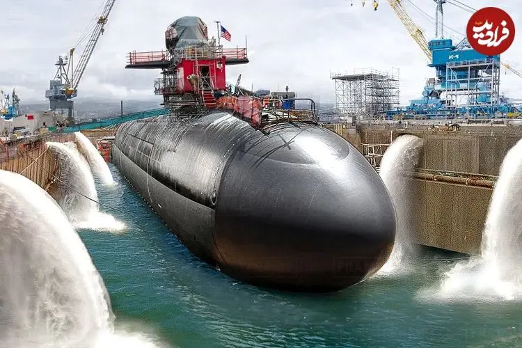 ببینید| زیر دریایی های عظیم الجثه چگونه در آمریکا ساخته می شوند؟
