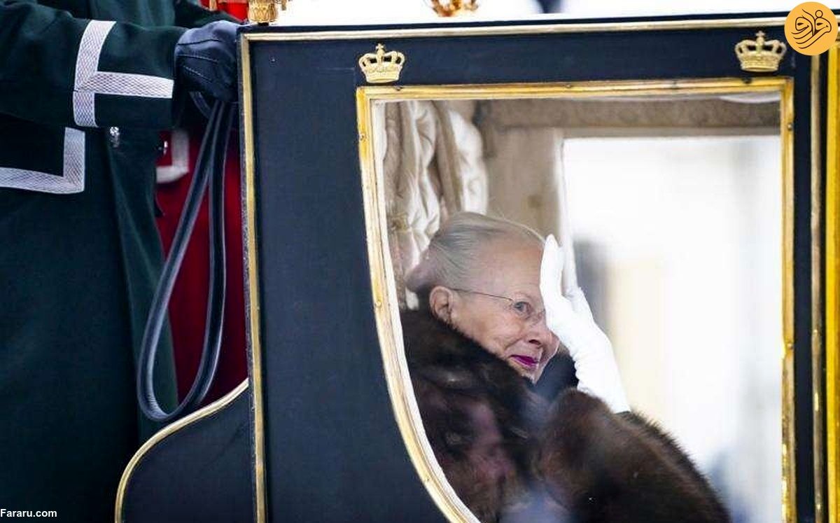 (ویدئو) آخرین کالسکه سواری ملکه دانمارک در خیابان‌های کپنهاگ