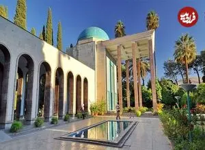 عکس| سفر زمان؛ عکس یادگاری در «سعدیه شیراز» در حدود 135 سال قبل