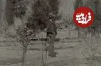 عکس| سفر زمان؛ یک اروپایی و باغبان ایرانی‌اش در شهر شیراز؛ 135 سال قبل