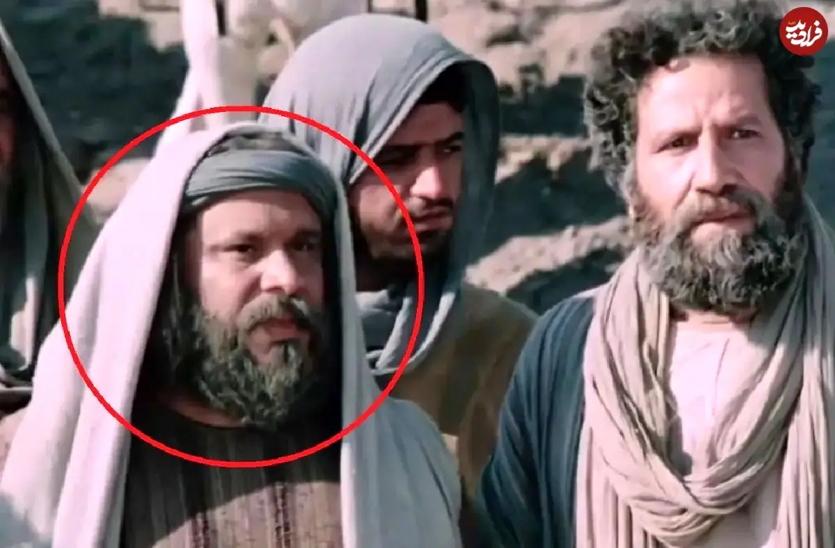 عکس| سفر در زمان؛ دیدار «لاوی» سریال یوسف پیامبر با داریوش ارجمند در مهرآباد؛ سال 97