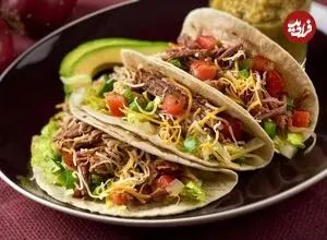 طرز تهیه تاکو گوشت مکزیکی؛ غذای خیابانی معروفی که ۳۰ دقیقه‌ای آماده می‌شود
