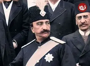 عکس| سفر به ایران قدیم؛ تصویری کمتر دیده‌شده از «ناصرالدین شاه با شمشیر مرصع»
