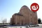 عکس| سفر به ایران قدیم؛ منظرۀ «گنبد هارونیه توس» در زمان ناصرالدین شاه قاجار