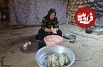ببینید| غذای روستایی در ایران؛ مراحل تهیه کشک به روش سنتی و توسط یک بانوی عشایر