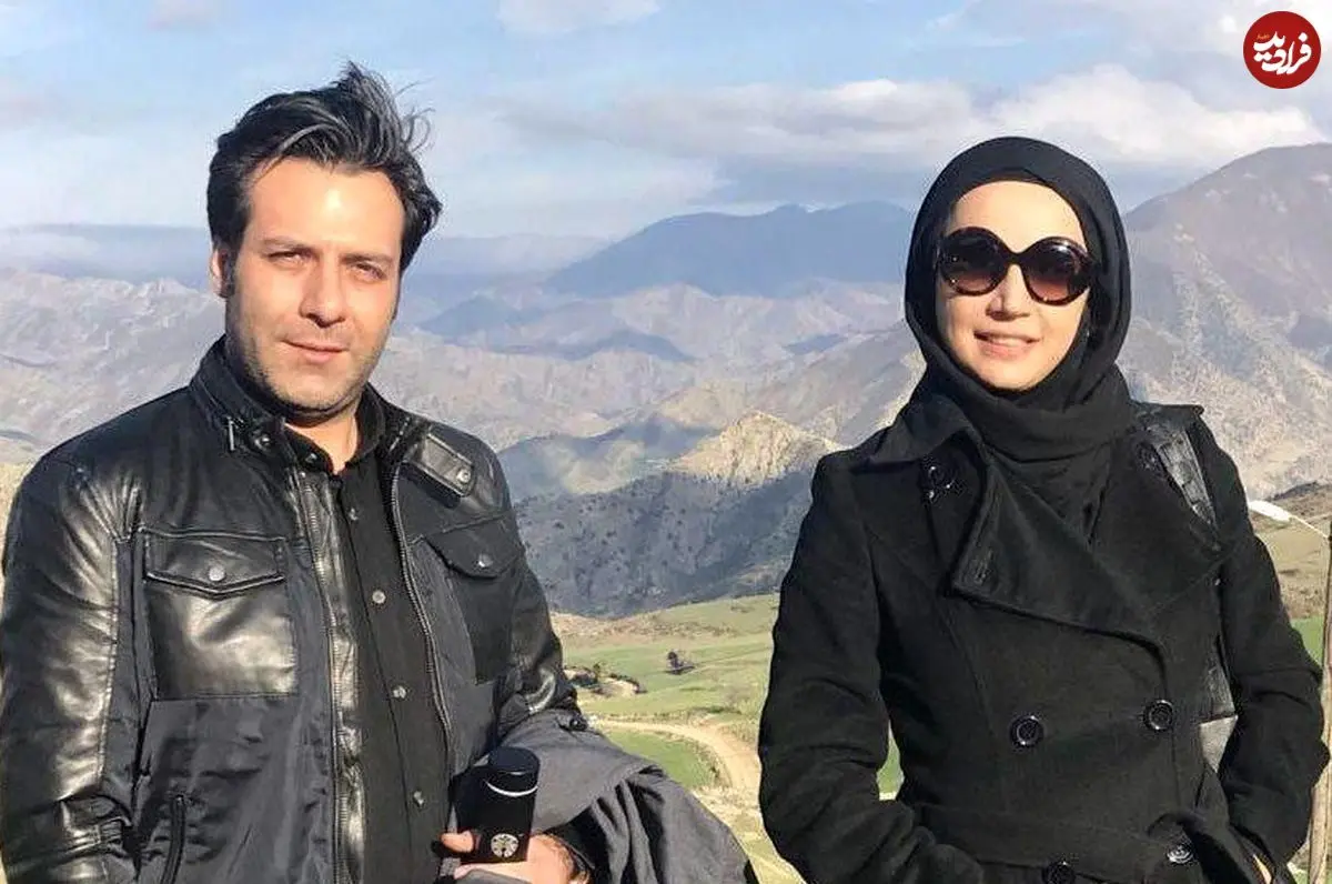 عکس| سفر زمان؛ «مجید واشقانی» و «شبنم قلیخانی» در اتاق گریم سریال «آنام»