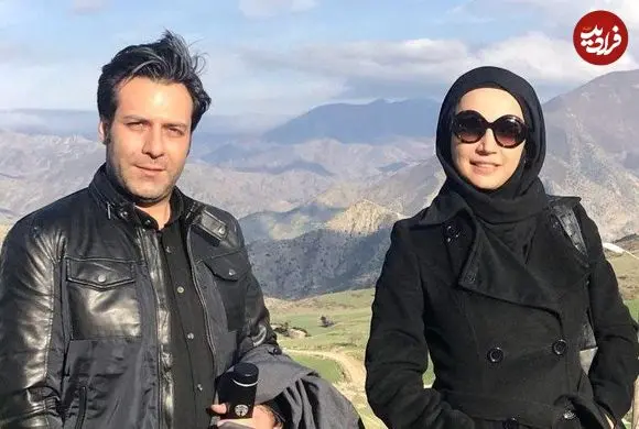 عکس| سفر زمان؛ «مجید واشقانی» و «شبنم قلیخانی» در اتاق گریم سریال «آنام»