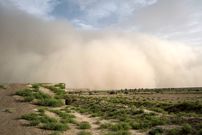 تصاویری هولناک از بادهای ۱۲۰ روزه سیستان