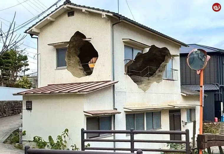 خانۀ منحصربه‌فرد ژاپنی که به «غار» تبدیل شده است