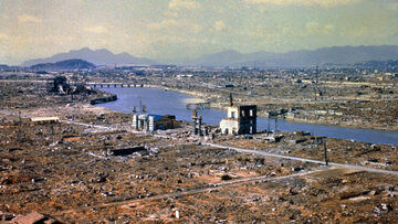 (عکس) ترسناک‌ترین تصویر به جا مانده از بمب اتمی هیروشیما