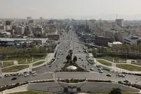 (عکس) تهران قدیم؛ نمایی از «شرق پایتخت و خیابان آزادی» از فراز برج آزادی در سال 53