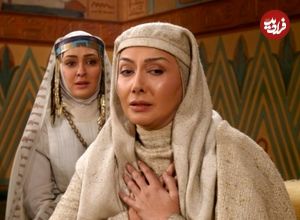ببینید| سفر زمان؛ مصاحبه «آسنات» دربارۀ صحنه جوان شدن زلیخا؛ «مصطفی زمانی به هق هق افتاده بود»