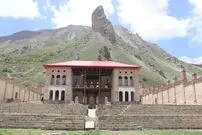 عکس| سفر زمان؛ تصویری از «حوضخانه» زیبای عمارت شهرستانک در دوران قاجار