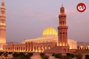 ببینید؛ سقف این مسجد ایرانی در عمان تا نهایت آبروداری می‌کند