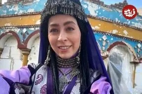 عکس| سفر زمان؛ «جانان، دختر داروغه» (سریال مهیار عیار) در 27 سالگی در مراسم اکران یک فیلم