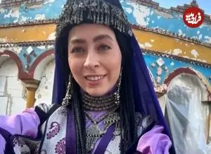 عکس| سفر زمان؛ «جانان، دختر داروغه» (سریال مهیار عیار) در 27 سالگی در مراسم اکران یک فیلک